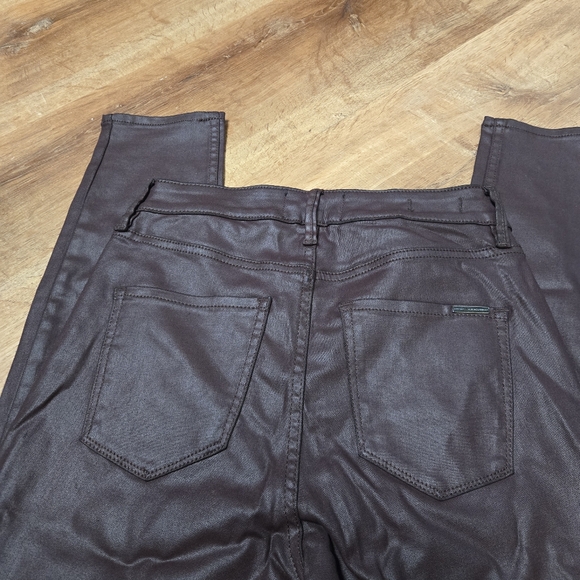 White House Black Market Burgundy Skinny Jeans Size 2 Petite - Picture 7 of 7